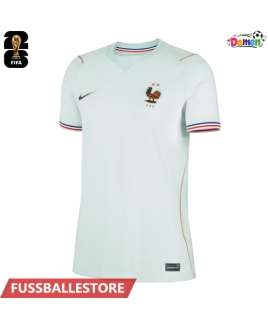 Günstige Frankreich Auswärtstrikot Damen WM 2026 Kurzarm